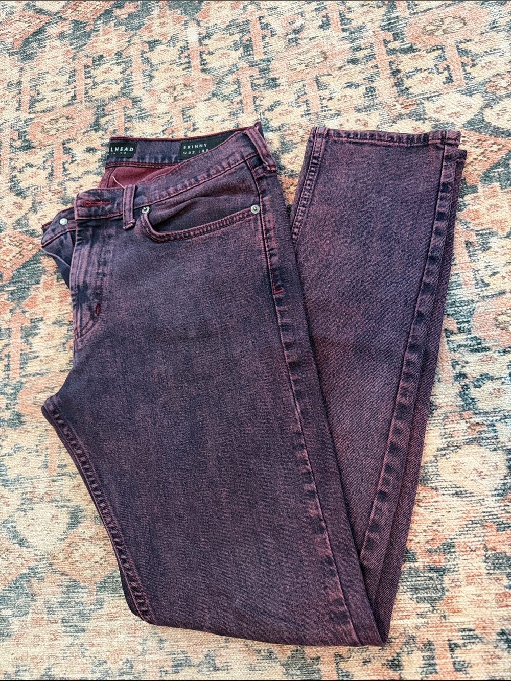Bullhead Skinny Jeans acid wash sz 32x32